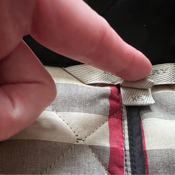 Authentic Burberry Brit belted quilted Jacket XS - Picture 8 of 8